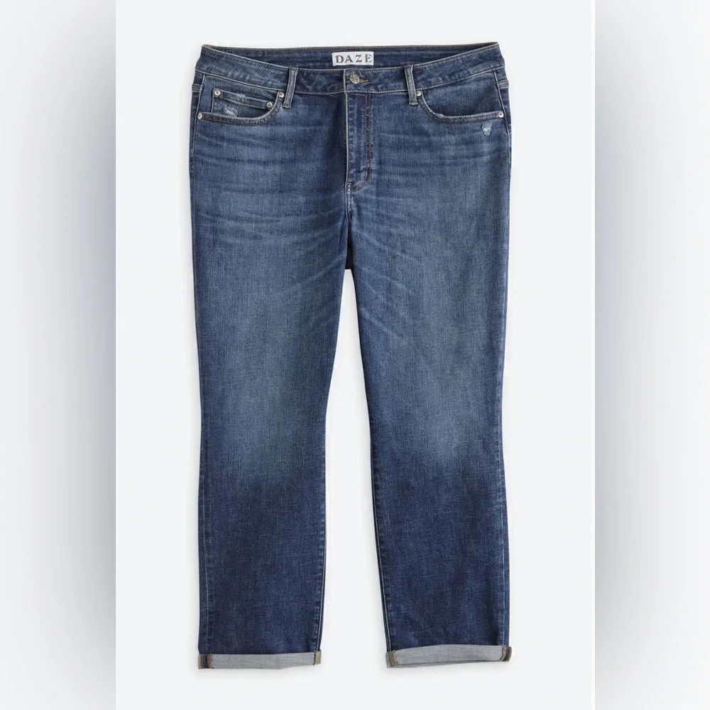 NWT DAZE DENIM The Lovergirl Roller Jean - Picture 1 of 15